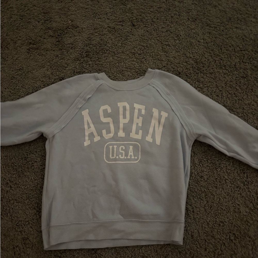 Blue aspen crewneck